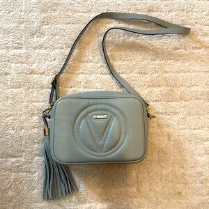 Valentino by Mario Valentino leather Mia Signature crossbody in Sage NWOT
